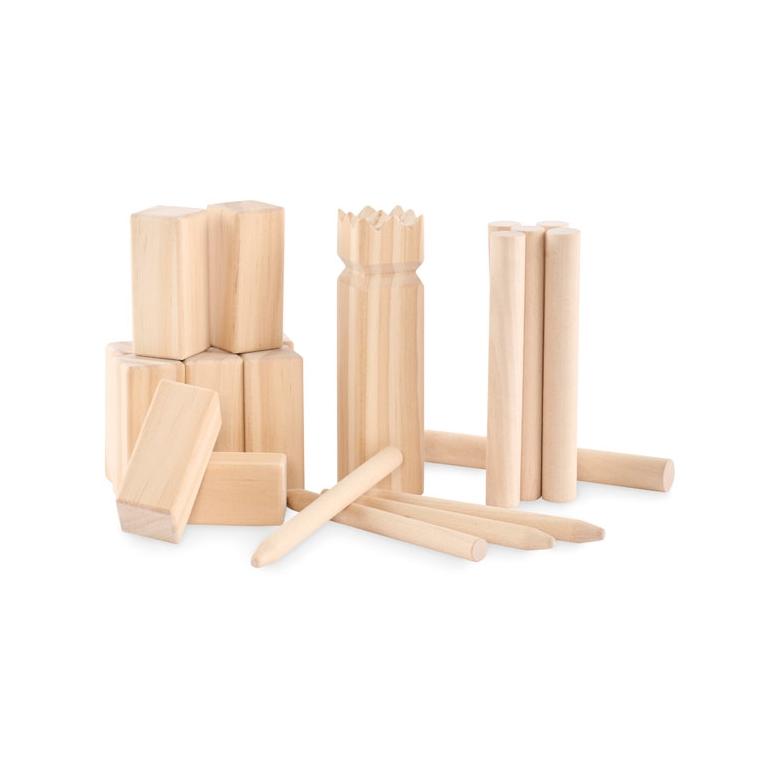 Joc de aruncare în aer liber din lemn KING PETIT Natur