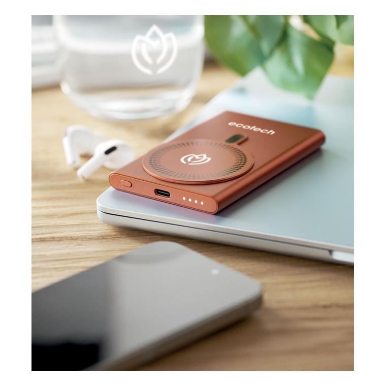 Powerbank wireless PAWTT Portocaliu