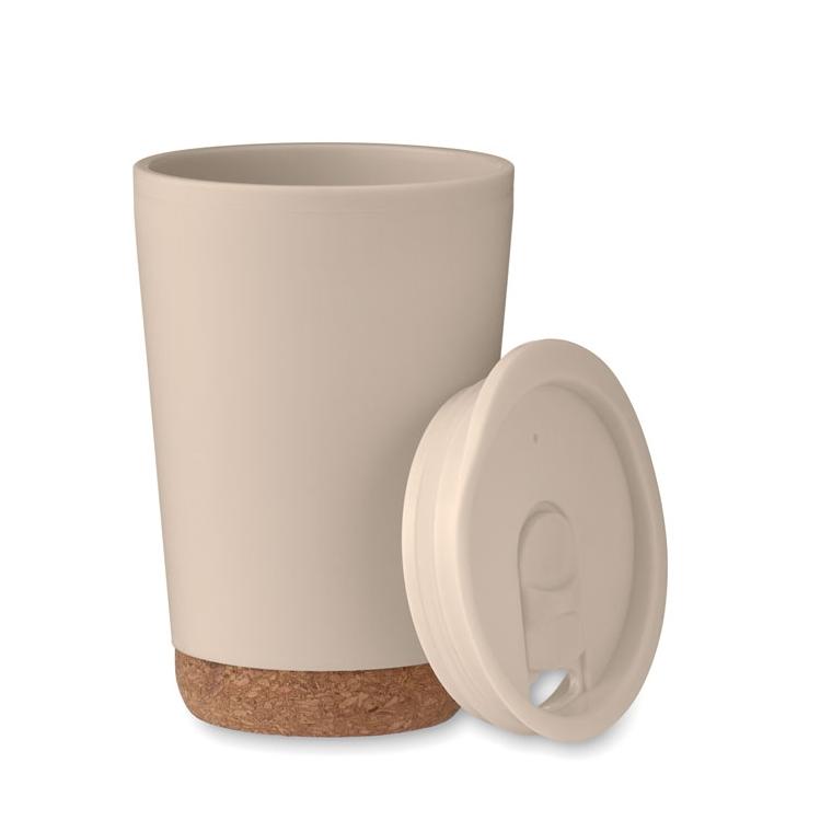 Pahar tumbler cu perete dublu 300 ml CO Bej