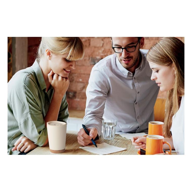 Pahar tumbler cu perete dublu 300 ml CO Bej