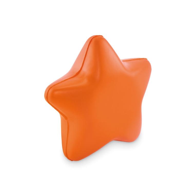 Stea anti-stres PU STARLY Portocaliu