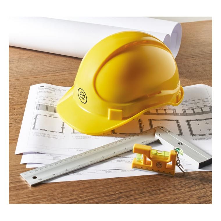 Cască de protecție din ABS HELM Galben