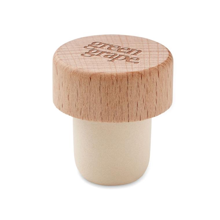 Dop de sticlă din lemn de fag BOPPER Natur