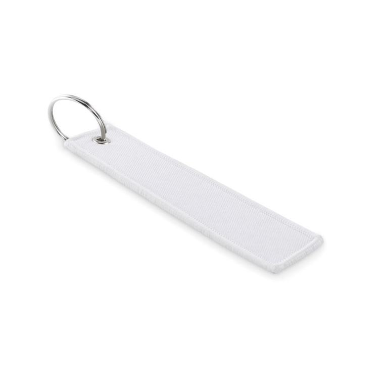 Breloc din poliester TAKEOFF Alb