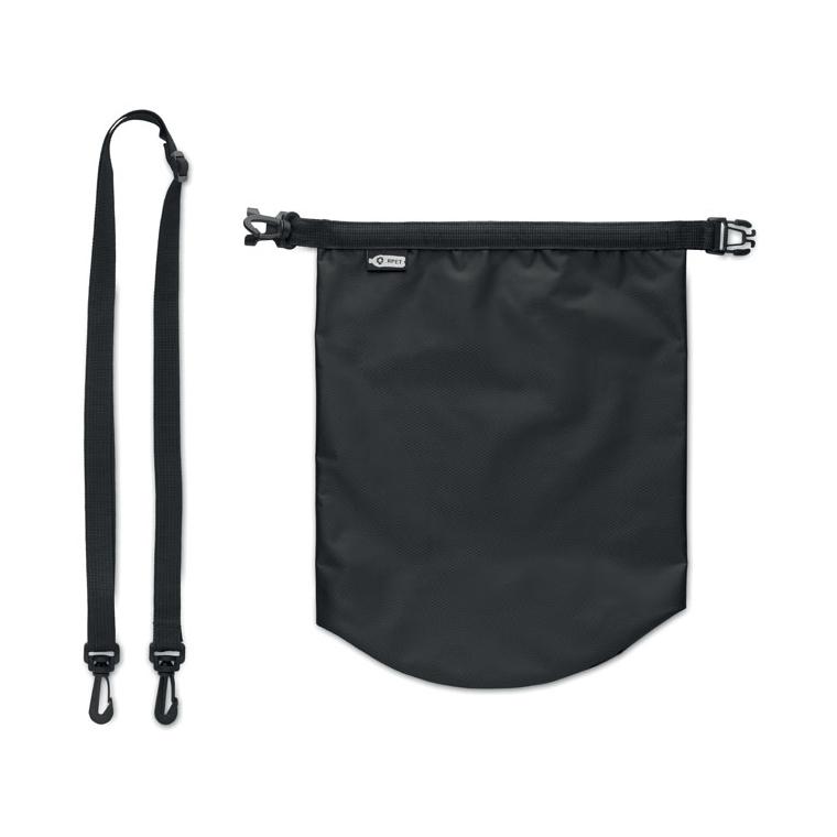 Geantă impermeabilă 210T RPET 5 L BOLSAIBLE + Negru