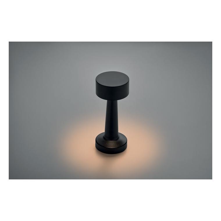 Lampă de masă metalică, reîncărcabilă HIERLUZ Negru