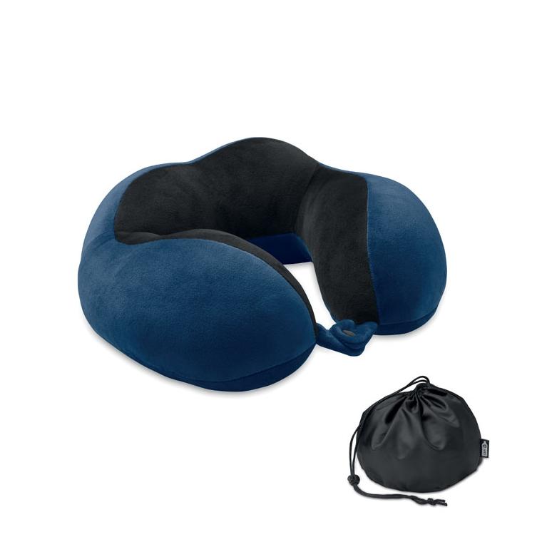 Pernă de călătorie din spumă HEDREST Albastru