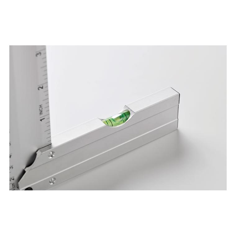 Riglă de nivel din aluminiu 30 cm MEJURE Argintiu