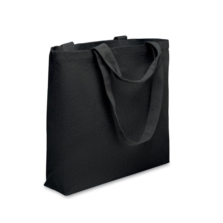 Geantă de plajă din canvas 320 gr/m² MALDI BEACH Negru