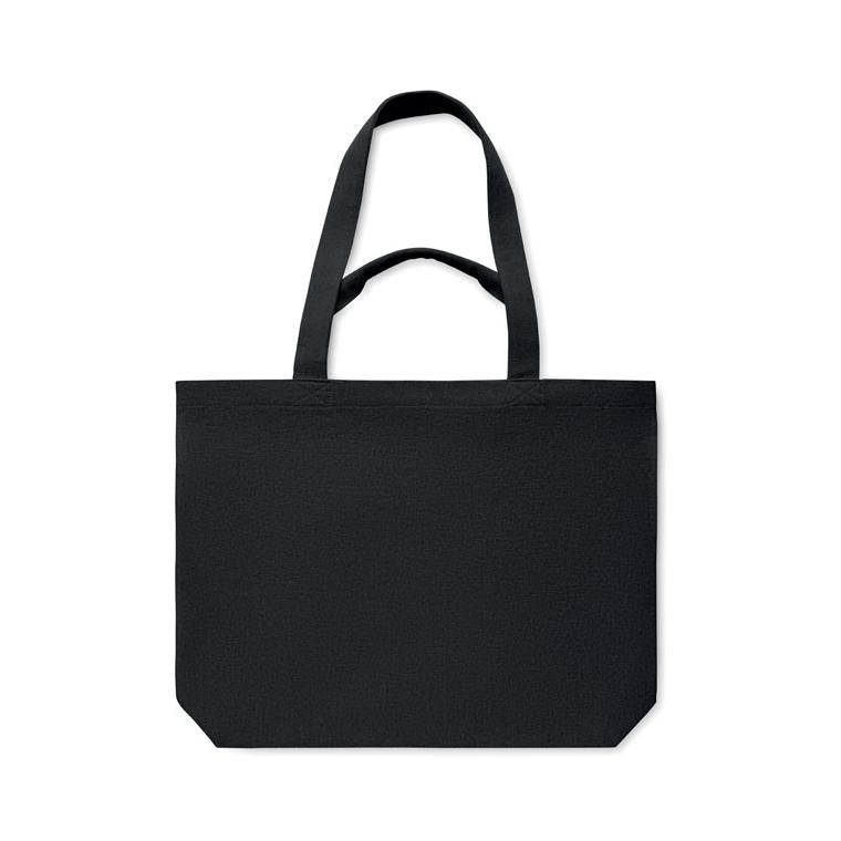 Geantă de plajă din canvas 320 gr/m² MALDI BEACH Negru