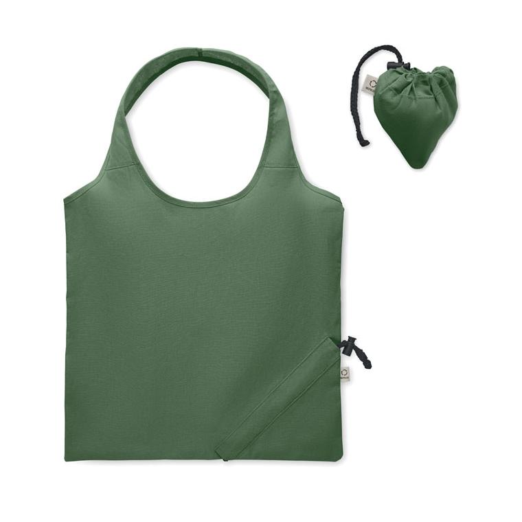 Sacoșă de cumpărături pliabilă CARRIE COLOUR Verde Inchis