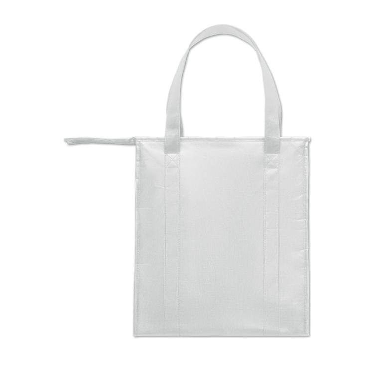 Cooler bag din material nețesut RPET WOOLER Alb