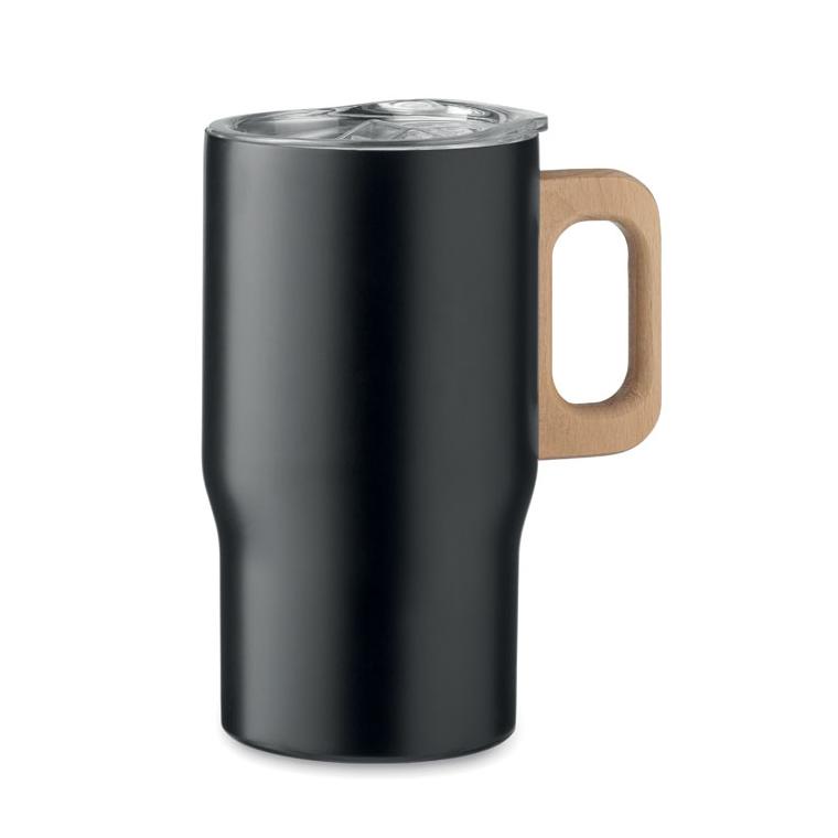 Pahar cu perete dublu 350 ml TUMBOO Negru