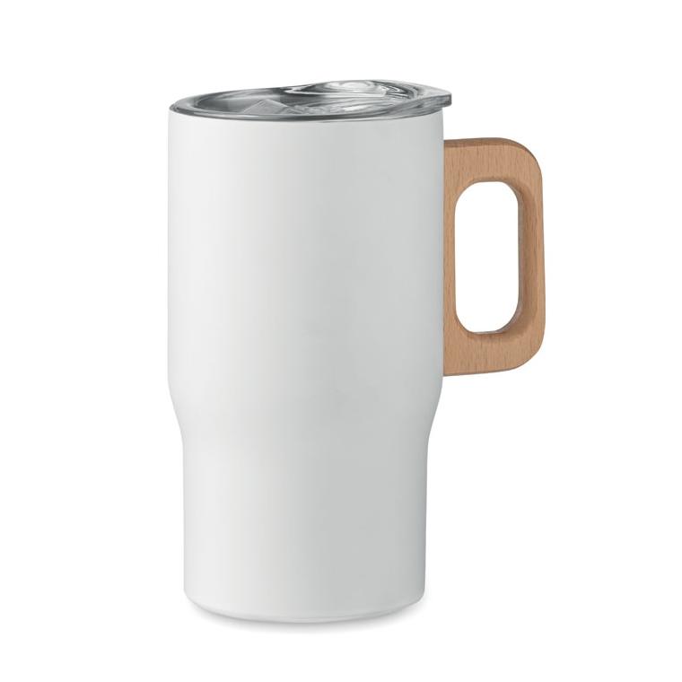 Pahar cu perete dublu 350 ml TUMBOO Alb