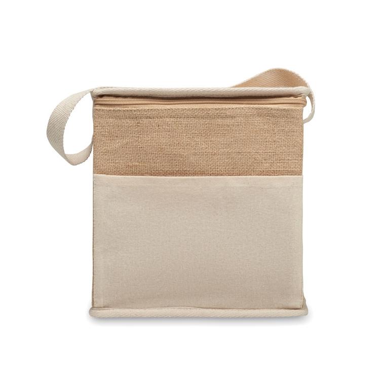 Geantă frigorifică din iută LONA Bej