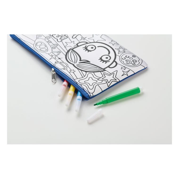 Penar de colorat cu markere KIDDO Albastru regal