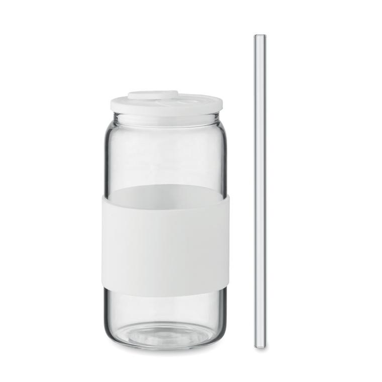 Pahar borosilicat 550 ml BOROSIP Alb