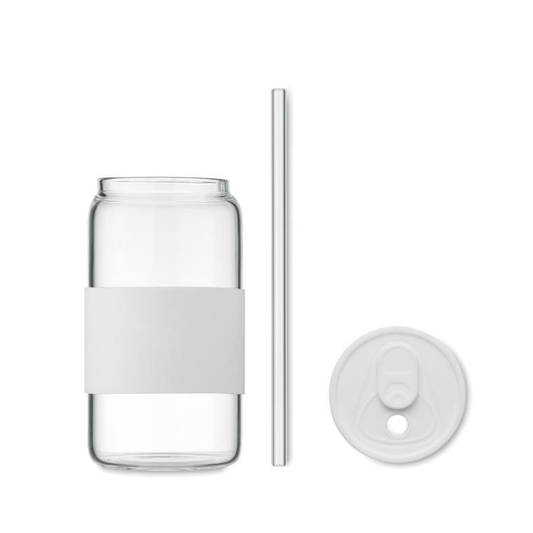 Pahar borosilicat 550 ml BOROSIP Alb