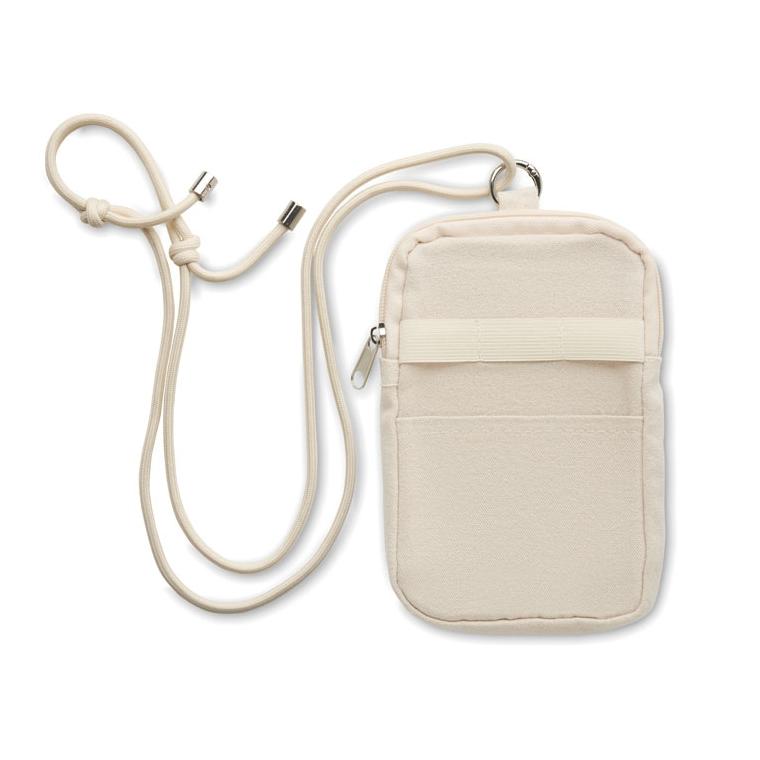 Geantă cross body pentru smartphone MOBIBOLSA Bej