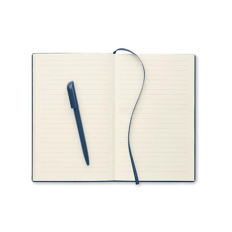 A5 PU notebook cu pix NOTA Navy 