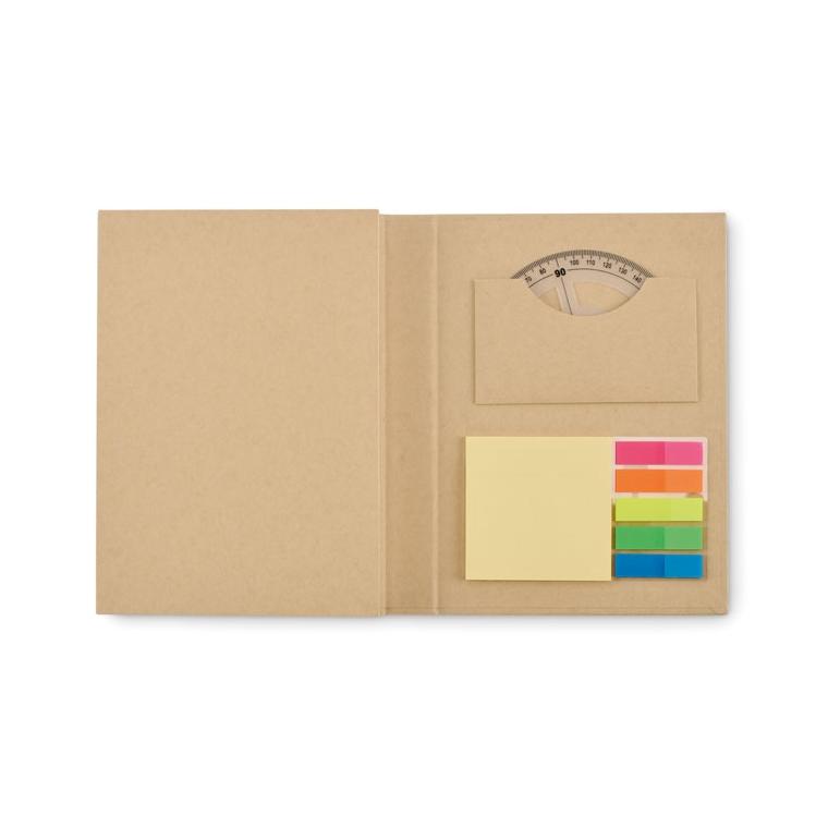 Set papetărie cu blocnotes CENOTE Bej