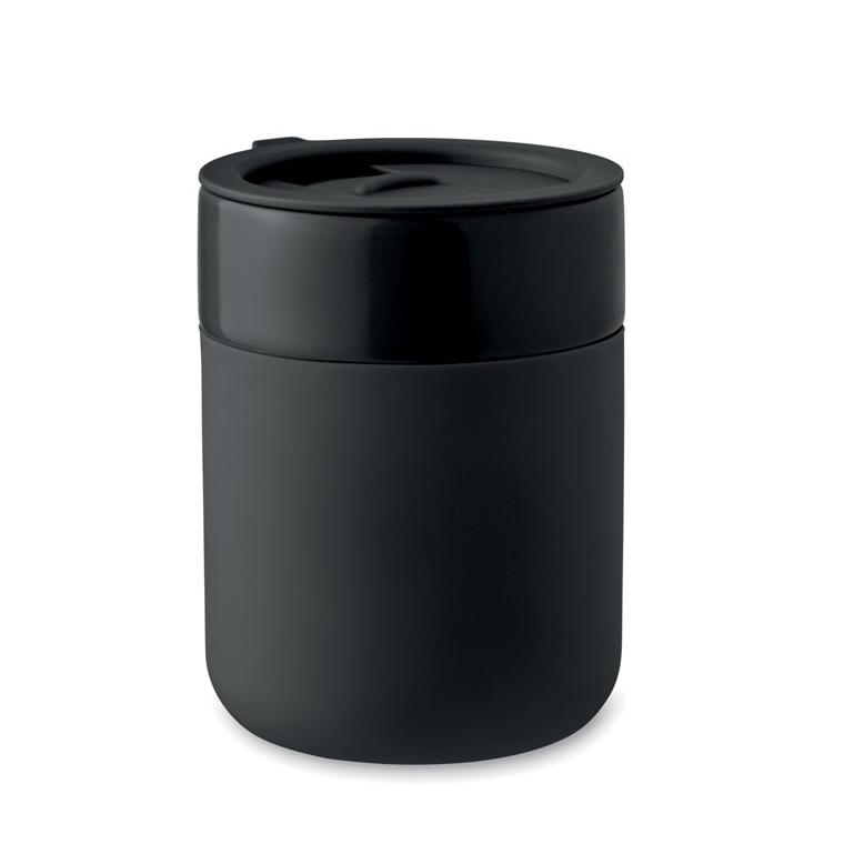 Pahar ceramic 330 ml QERAM Negru