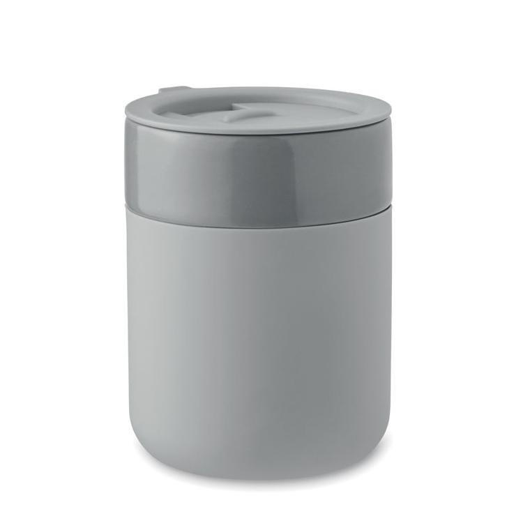 Pahar ceramic 330 ml QERAM Gri