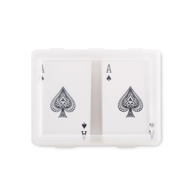 Set de cărți de joc clasice PLAYCARD Transparent