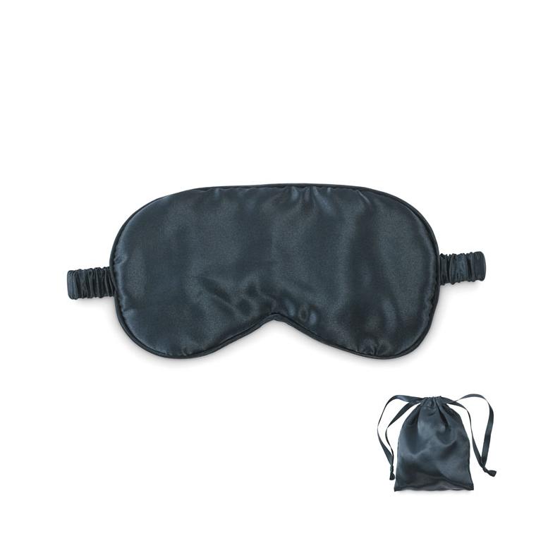 Mască de ochi din poliester moale SLEEPY Gri închis