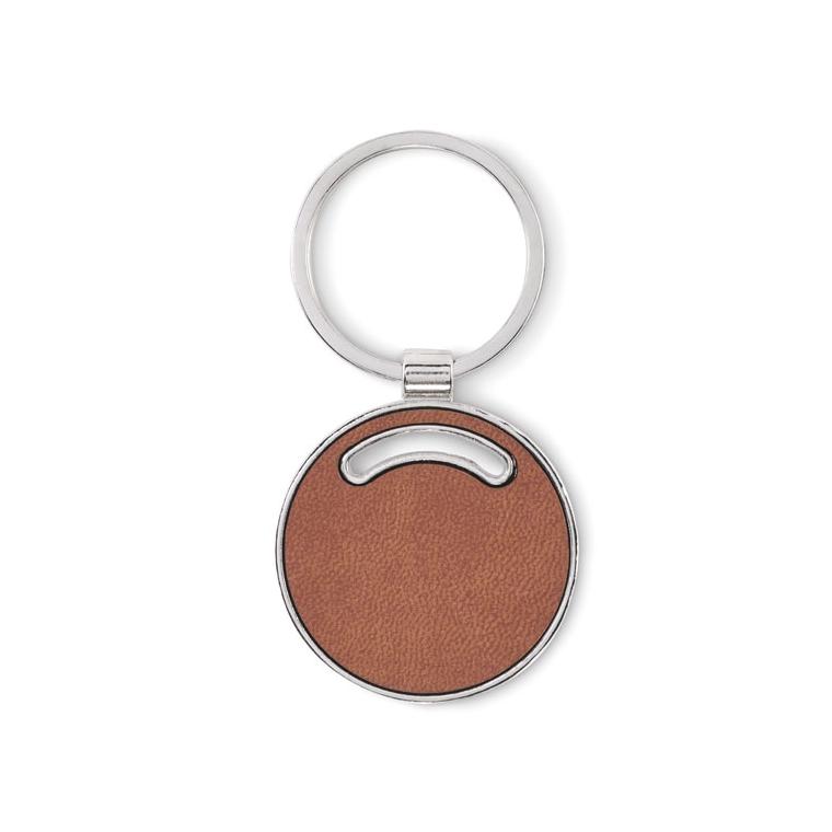 Breloc de formă rotundă LIRCLE Maro