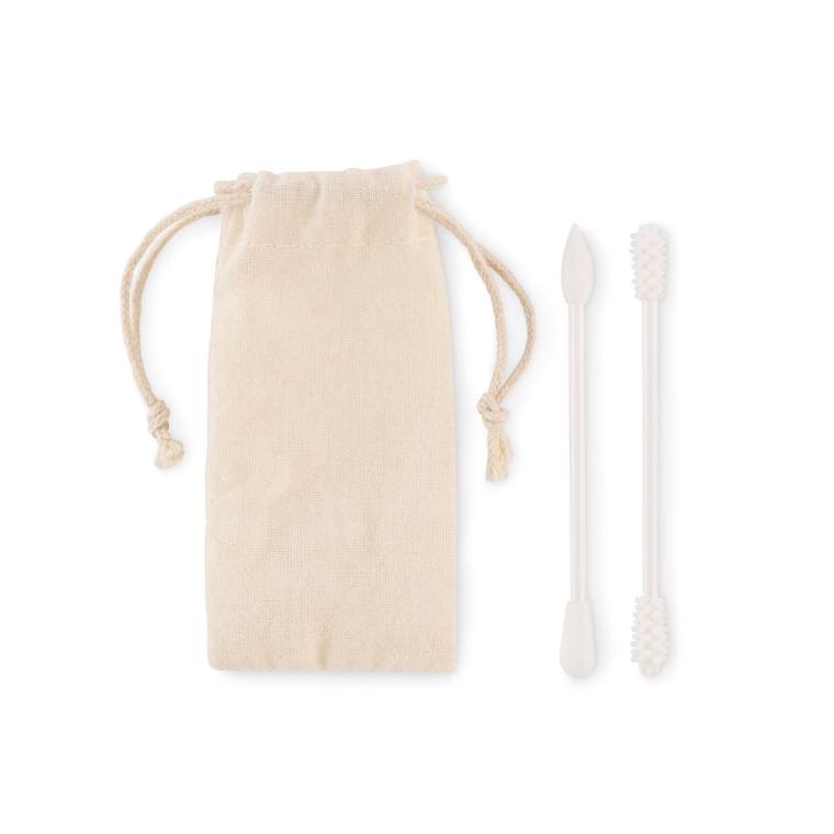 Set de bețișoare reutilizabile BOGIE Bej