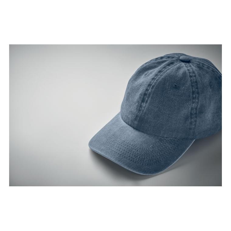 Șapcă de baseball cu 6 panele BEAU Albastru