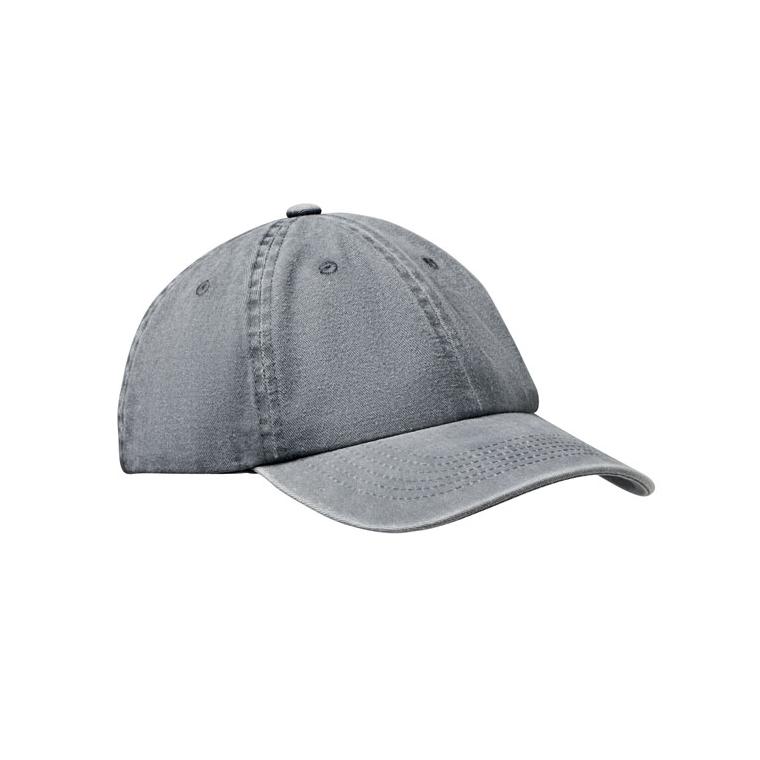 Șapcă de baseball cu 6 panele BEAU Gri