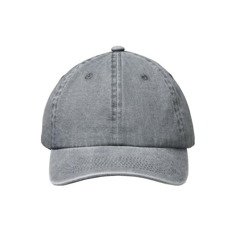 Șapcă de baseball cu 6 panele BEAU Gri