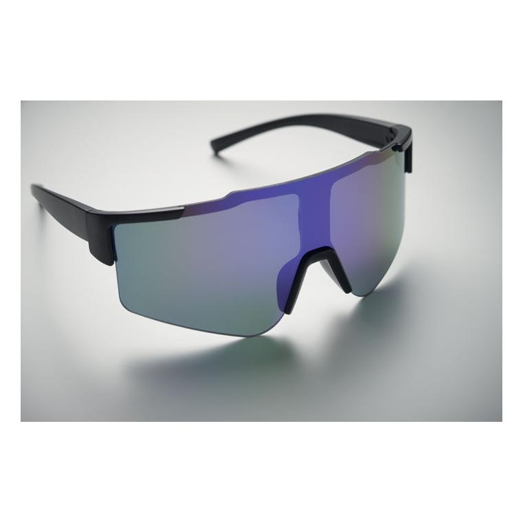 Ochelari de soare sport cu lentile oglindite SHINE Albastru