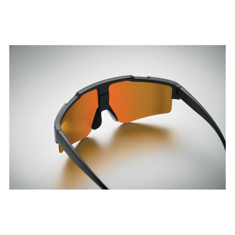 Ochelari de soare sport cu lentile oglindite SHINE Portocaliu
