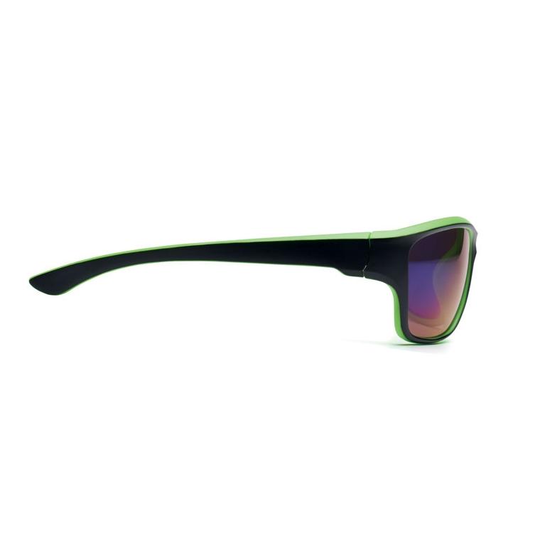 Ochelari de soare sport cu lentile oglindite YUMA Lime