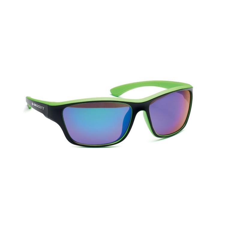 Ochelari de soare sport cu lentile oglindite YUMA Lime