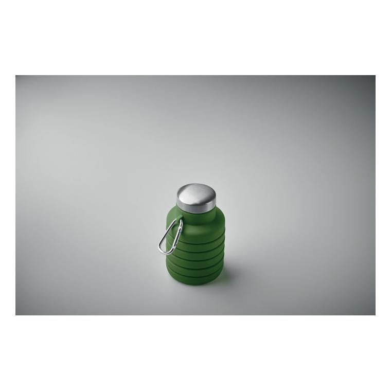Sticlă pliabilă 500 ml KOLAPSI Verde Inchis