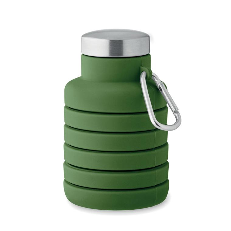 Sticlă pliabilă 500 ml KOLAPSI Verde Inchis