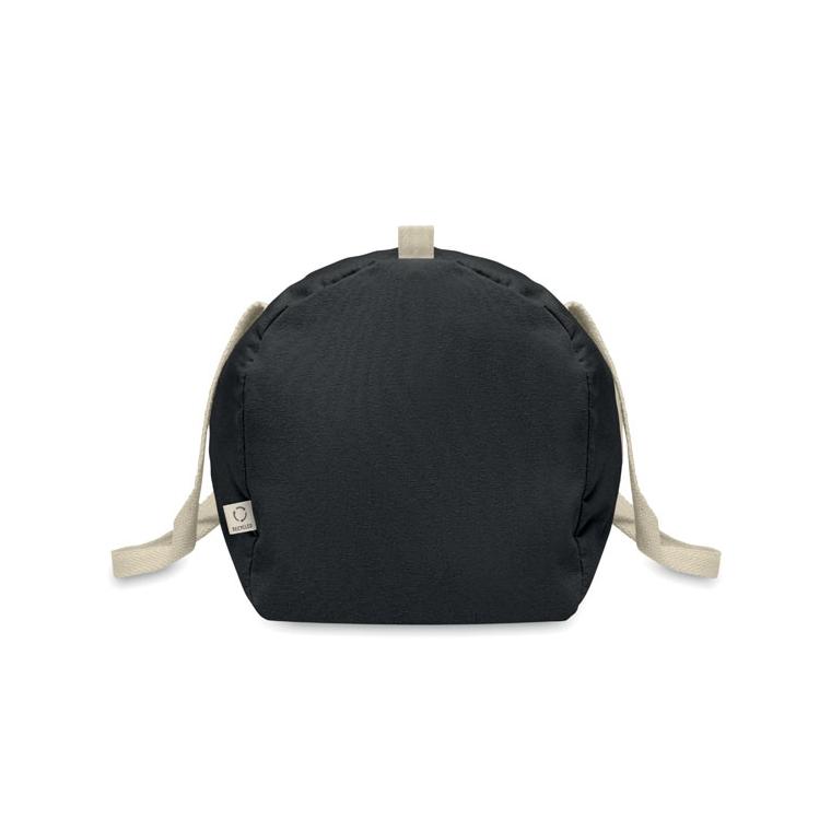 Geantă sport din bumbac reciclat SINN Negru