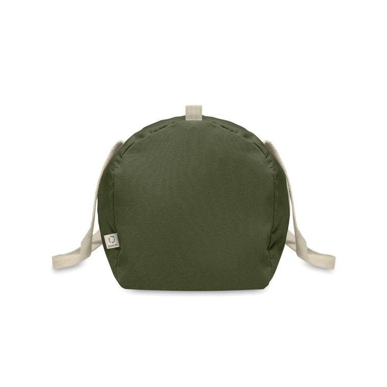 Geantă sport din bumbac reciclat SINN Verde militar