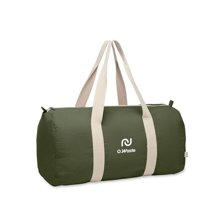 Geantă sport din bumbac reciclat SINN Verde militar
