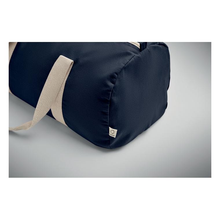 Geantă sport din bumbac reciclat SINN Navy 