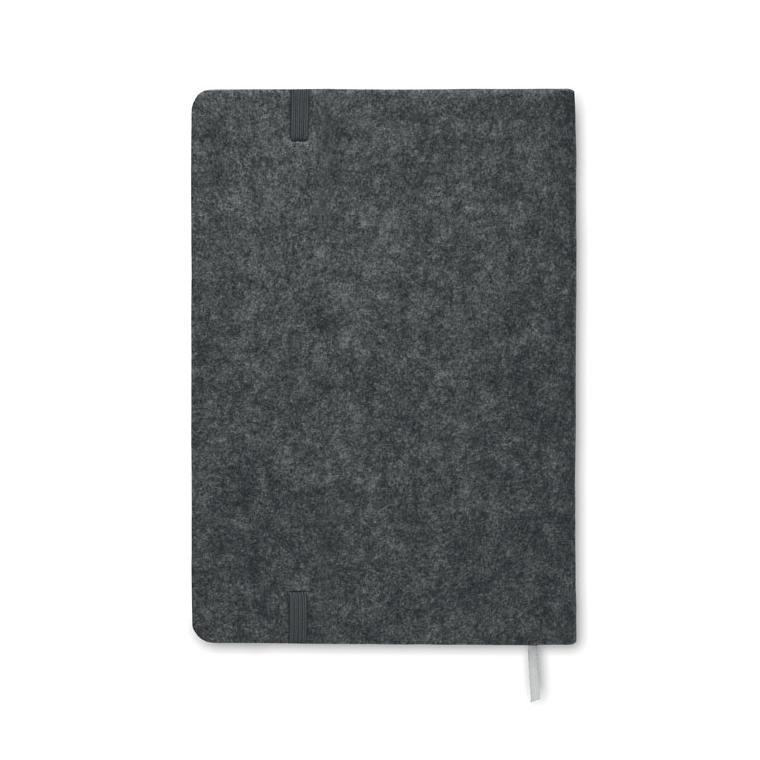 Caiet A5 RPET din plută CORKBOOK Gri închis