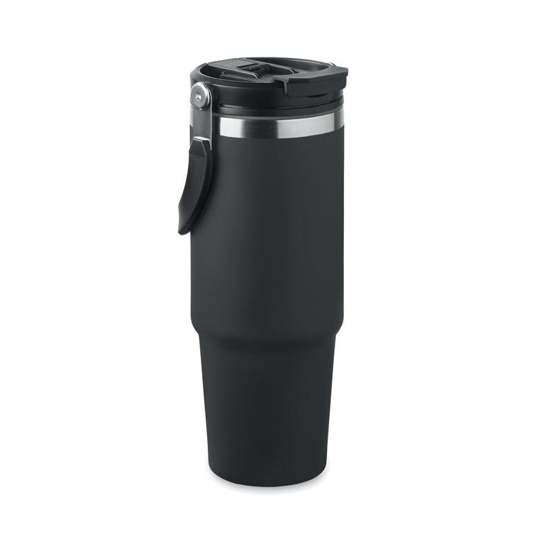 Pahar cu perete dublu 850 ml SUMA HAND Negru