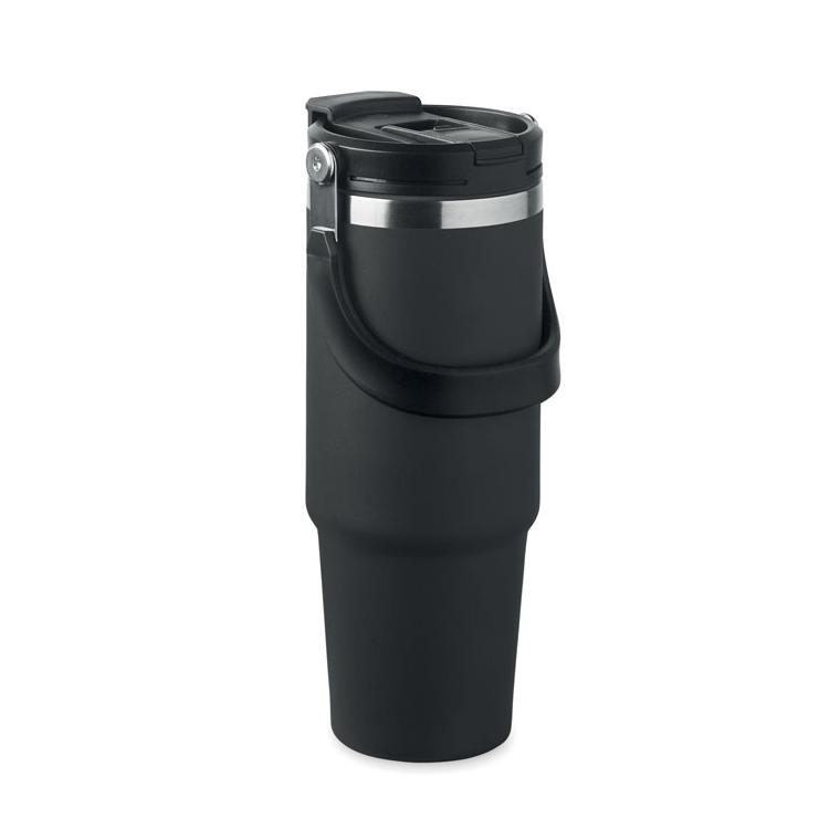 Pahar cu perete dublu 850 ml SUMA HAND Negru