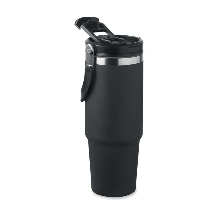 Pahar cu perete dublu 850 ml SUMA HAND Negru