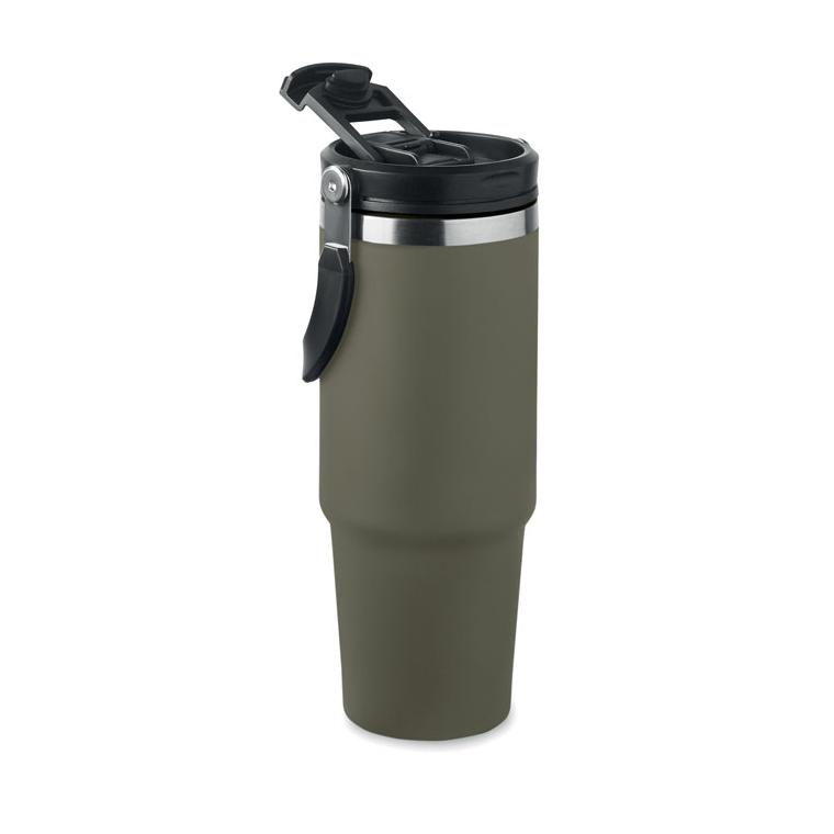 Pahar cu perete dublu 850 ml SUMA HAND Verde Inchis