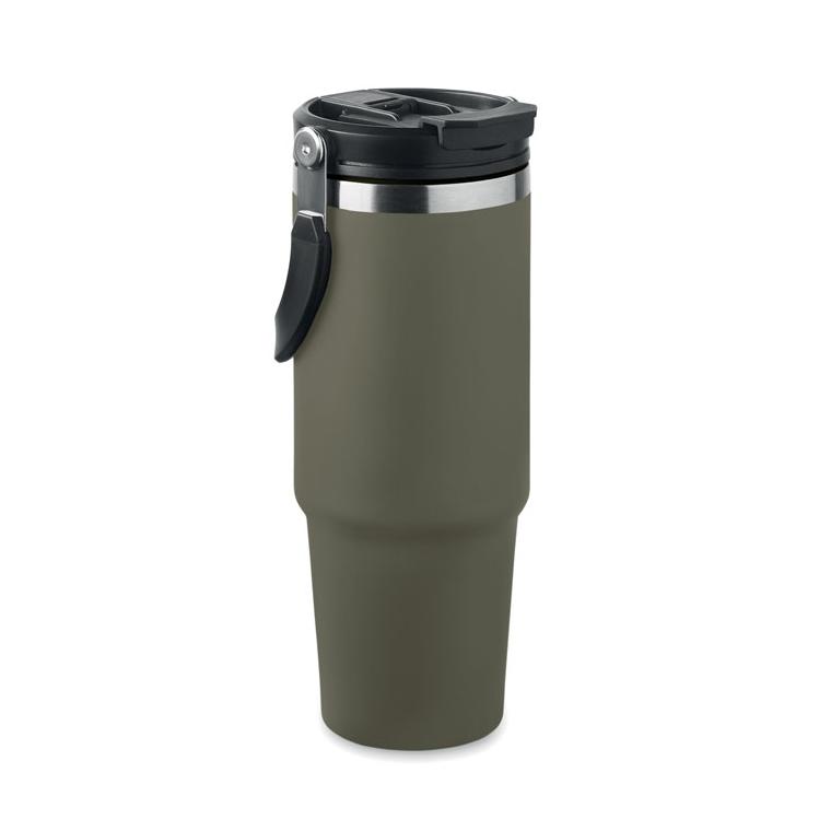 Pahar cu perete dublu 850 ml SUMA HAND Verde Inchis